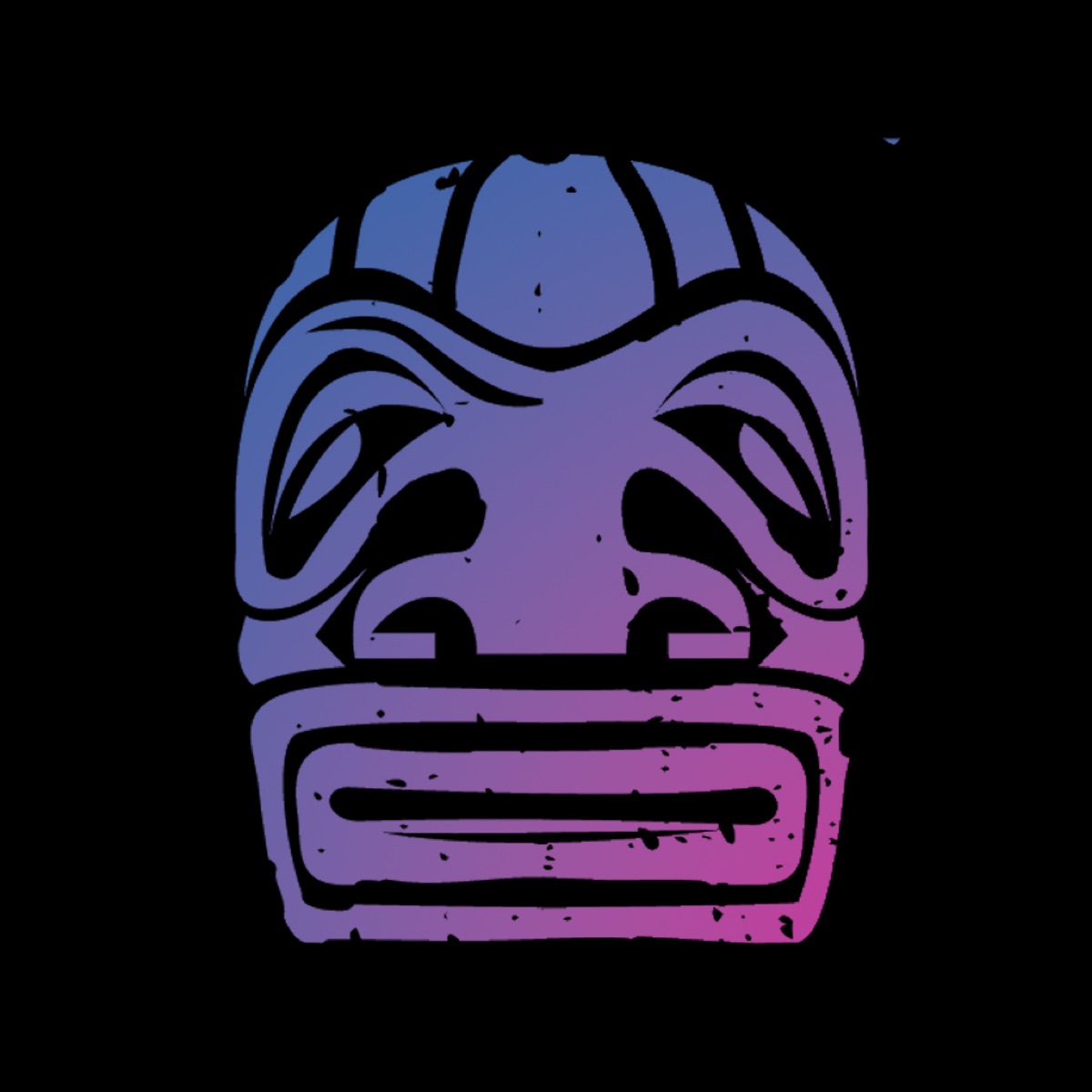 The Shaman — a tiki mask icon
